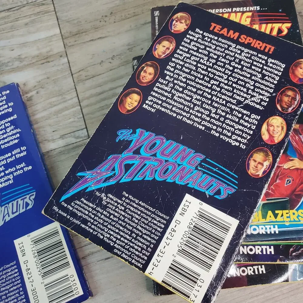 Jack Anderson Presents the Young Astronauts Books 1-5 - Rick North 1990 Paperbac